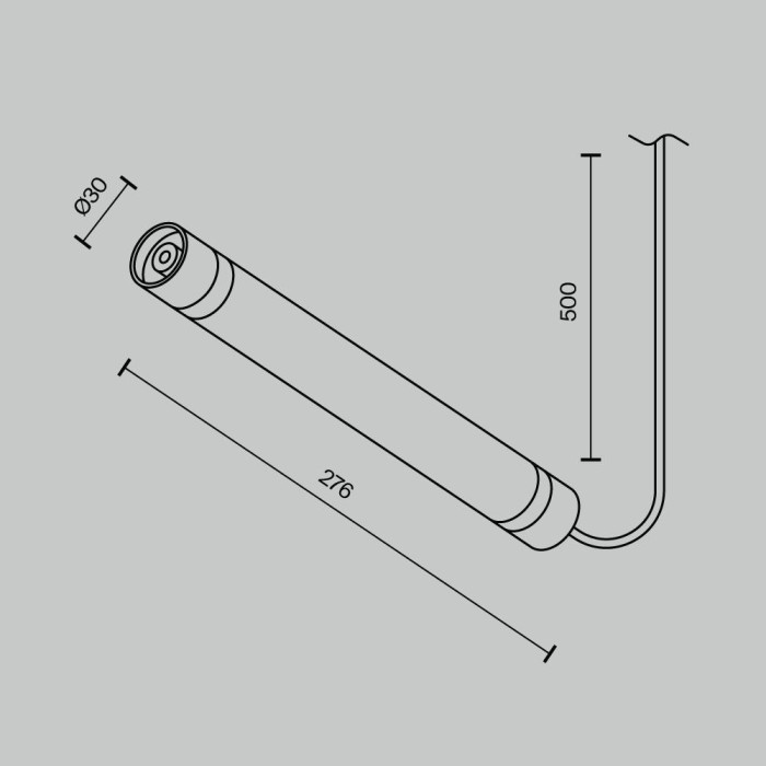 Аксессуар Maytoni Technical CA011-L300-100W-B