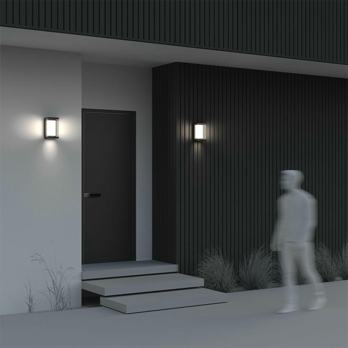 Уличный настенный светодиодный светильник Maytoni Baker Street O021WL-L10B3K