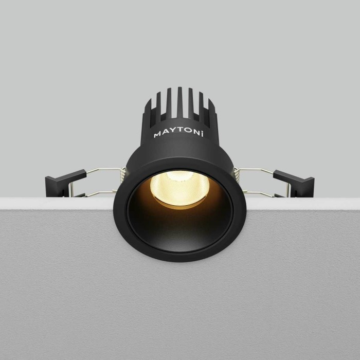 Встраиваемый светильник Maytoni Technical Dip DL115-10W-2.7K-B