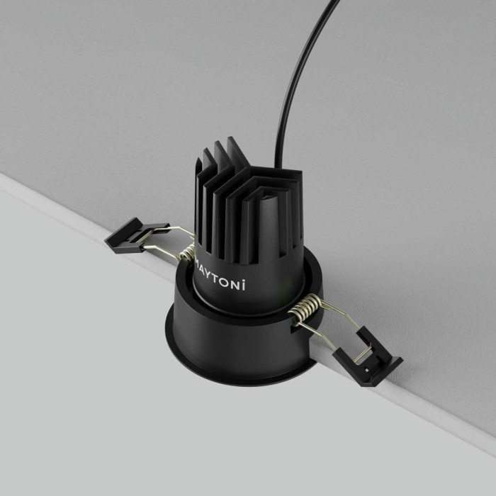 Встраиваемый светильник Maytoni Technical Dip DL115-10W-2.7K-B