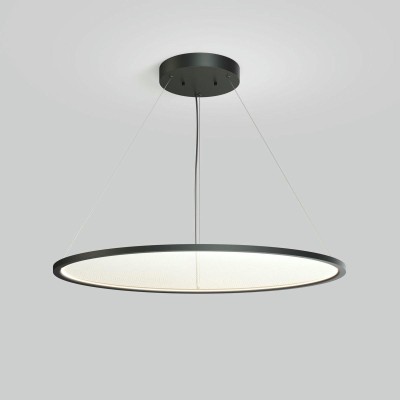 Подвесной горизонтальный светодиодный светильник Denkirs Veil DK6620-BK