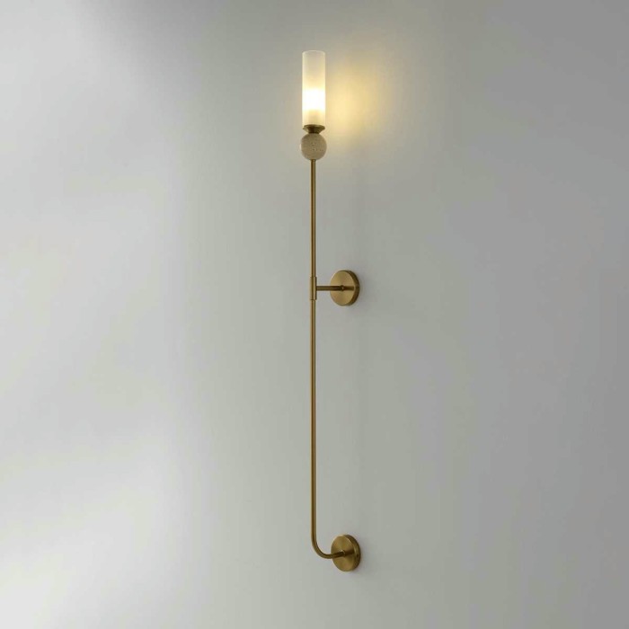 Бра Crystal Lux SIMPLY AP1.2 BRASS