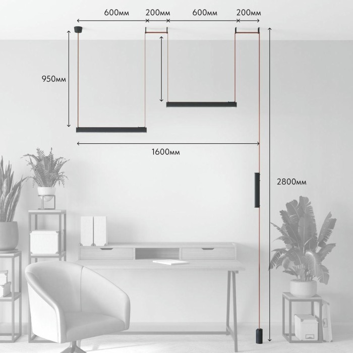 Трековая ременная система Denkirs Belty Set DK55SET18-01-BR