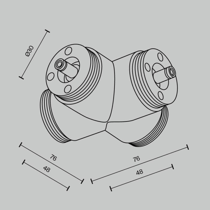 Аксессуар Maytoni Technical CA017TX-B