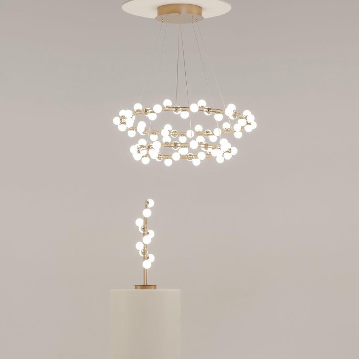 Подвесная светодиодная люстра Maytoni Tessara MOD081PL-L84G3K