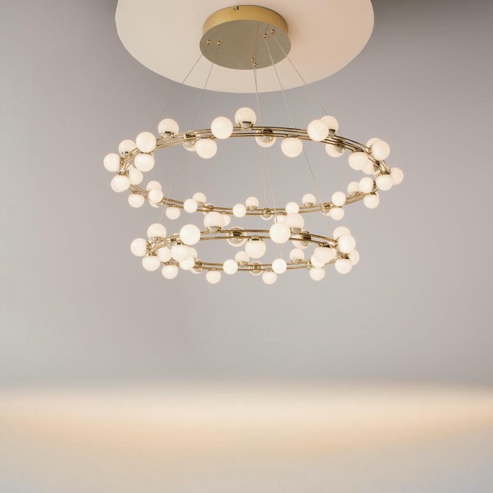 Подвесная светодиодная люстра Maytoni Tessara MOD081PL-L84G3K