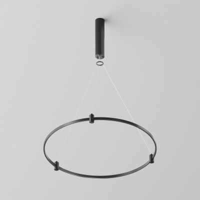 Основание круглое для трековых светильников Maytoni Technical Flarity TFC-Flar-H02-B