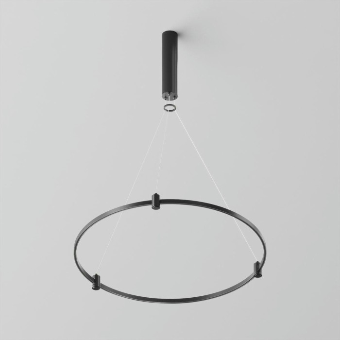 Основание круглое для трековых светильников Maytoni Technical Flarity TFC-Flar-H02-B