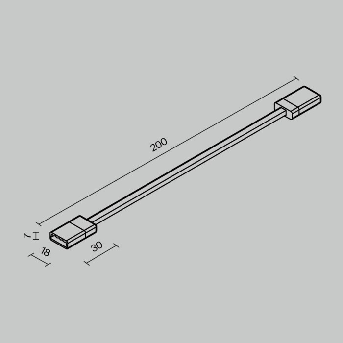Комплектующие для уличной трековой системы Maytoni Outdoor O-TR002-SC