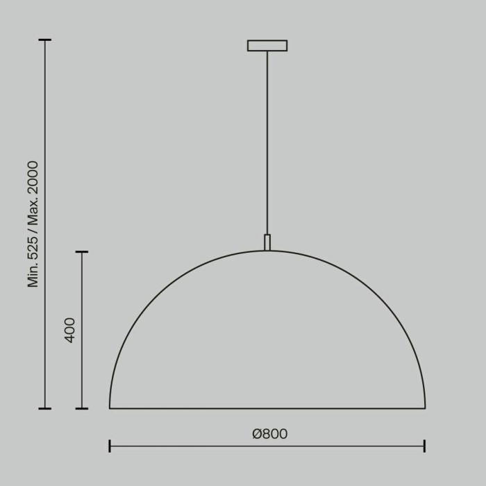 Подвесной светильник Maytoni Modern MOD169PL-05GB1