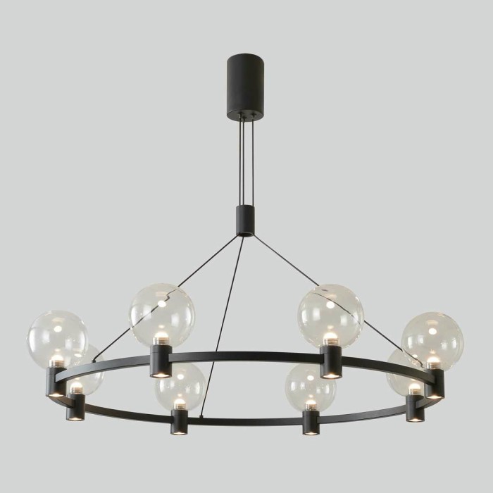 Люстра Crystal Lux DUET SP56W LED BLACK