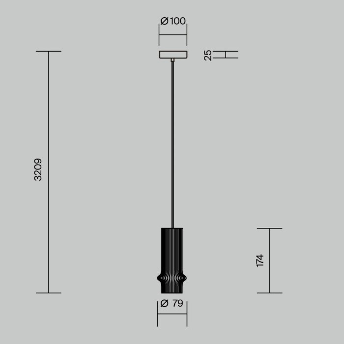 Подвесной светильник Maytoni MOD430PL-L5W3K1