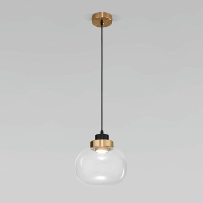 Подвесной светодиодный светильник Eurosvet Jeffry 50241/1 Led прозрачный