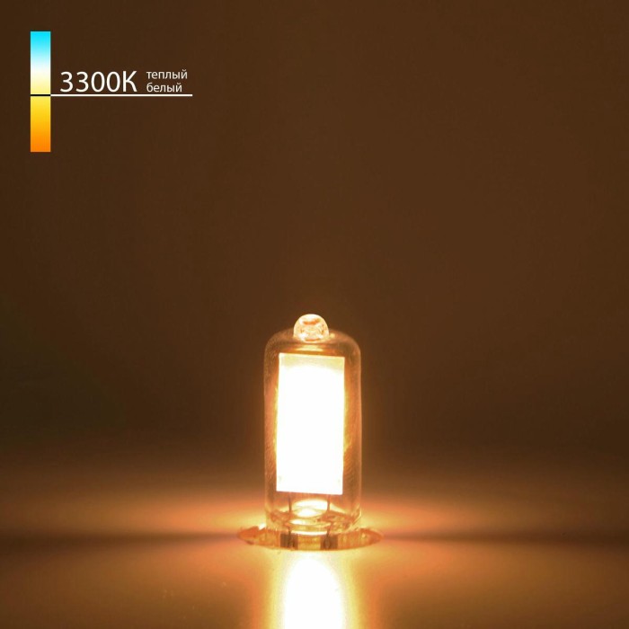 Лампа светодиодная Elektrostandard G4 5W 3300K прозрачная BLG419 a058840