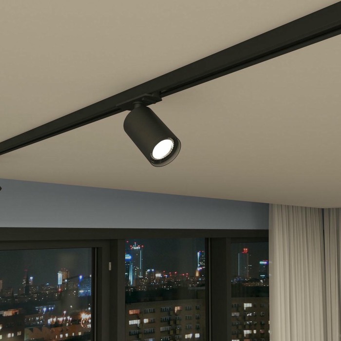 Трековый светильник Denkirs Solid Tube DK6201-BK