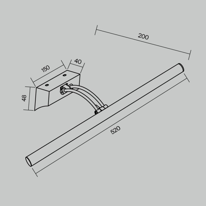 Подсветка для картин Maytoni Fino MIR003WL-L12CH