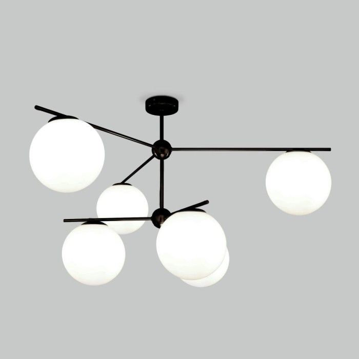 Потолочная люстра Eurosvet Marbella 60147/6 черный Smart