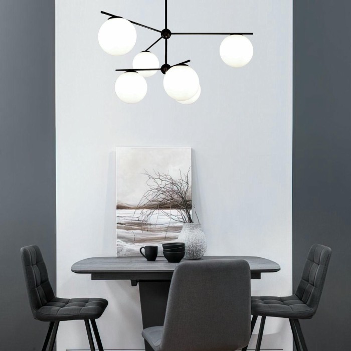 Потолочная люстра Eurosvet Marbella 60147/6 черный Smart