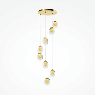 Подвесной светодиодный светильник Maytoni Modern Biology MOD367PL-L30BBSK