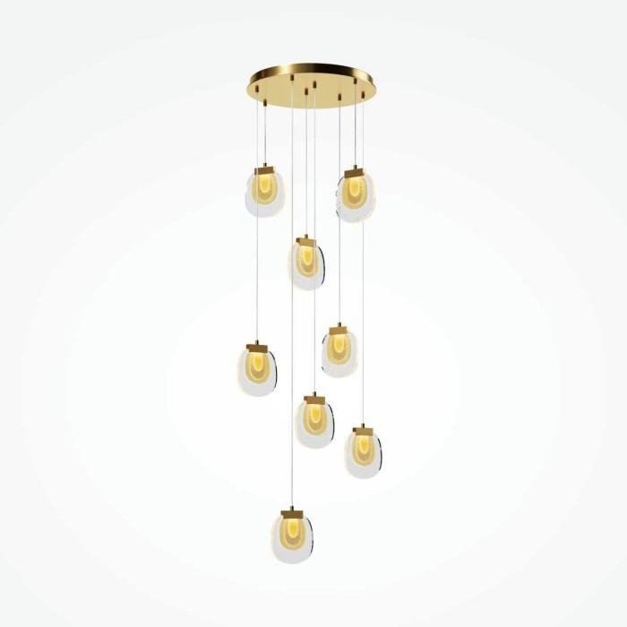 Подвесной светодиодный светильник Maytoni Modern Biology MOD367PL-L30BBSK