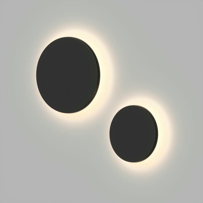 Уличный настенный светодиодный светильник Denkirs Alta DK9781-BK