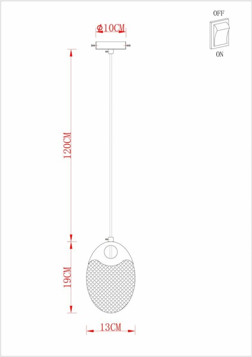 Подвесной светодиодный светильник Arte Lamp Vitoria A2095SP-1GO