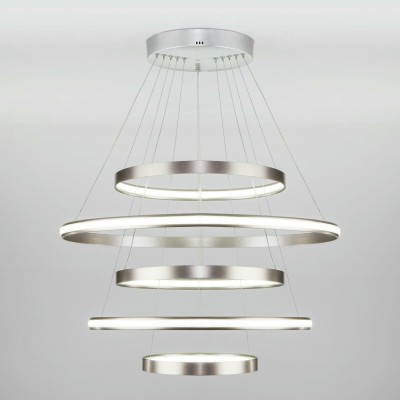 Подвесной светильник Eurosvet 90179/5 сатин-никель