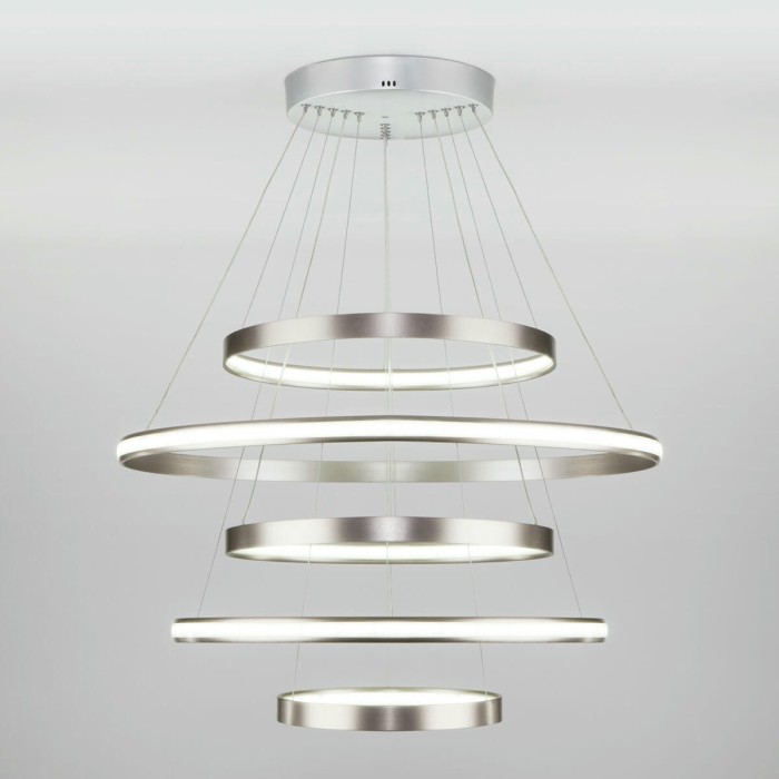 Подвесной светильник Eurosvet 90179/5 сатин-никель