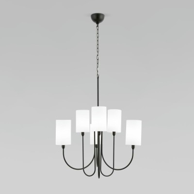 Подвесная люстра Eurosvet Abbey 60164/6 черный Smart