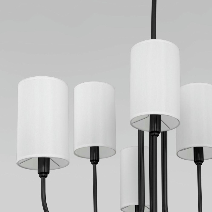 Подвесная люстра Eurosvet Abbey 60164/6 черный Smart