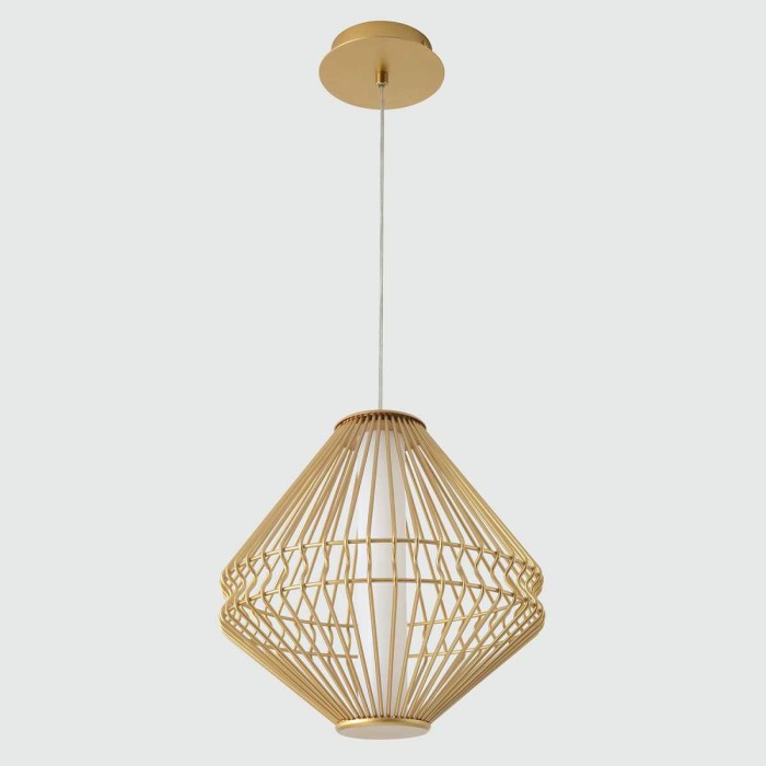 Подвесной светильник Crystal Lux CUADRA SP15W LED GOLD