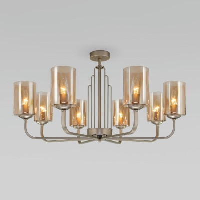 Потолочная люстра Eurosvet Defi 60138/8 перламутровое золото