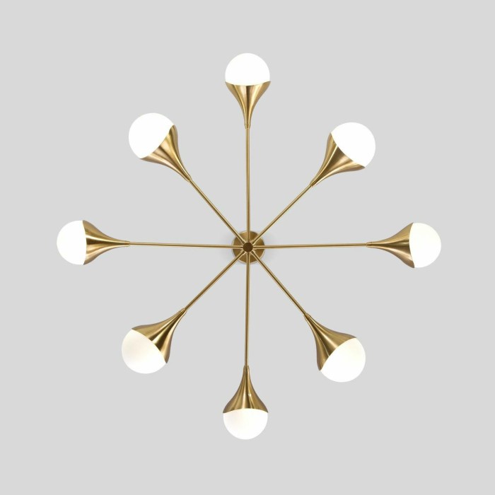 Подвесная люстра Eurosvet Calyx 60168/8 латунь