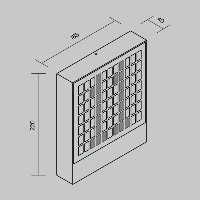 Бра Maytoni Outdoor O475WL-L10GF3K