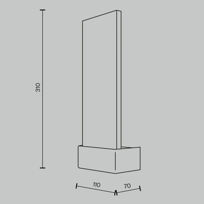 Настенный светильник (бра) Maytoni MOD318WL-L3BS3K