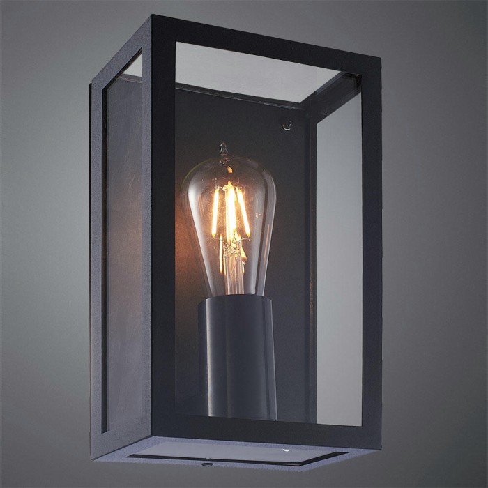 Уличный настенный светильник Arte Lamp Belfast A4569AL-1BK