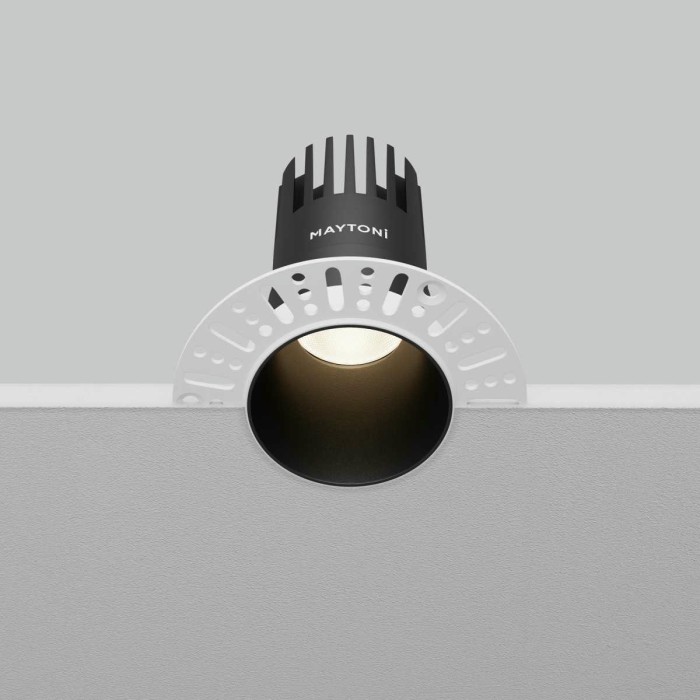 Встраиваемый светильник Maytoni Technical Dip DL120-10W-4K-TRS-B