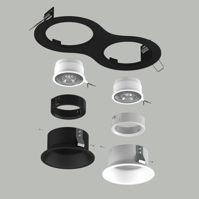 Комплект со светильником Lightstar Domino Round (214627+214606+214607+214006+214007) D6270607WBMOD