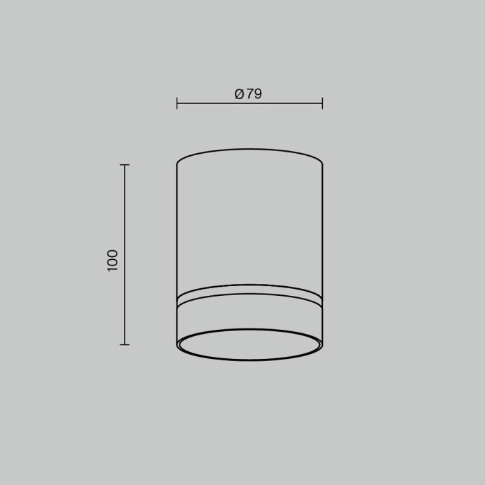 Потолочный светодиодный светильник Maytoni Technical Orlo C085CL-9W3K-B