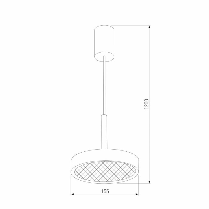 Подвесной светодиодный светильник Elektrostandard Plate 50260 LED a065413