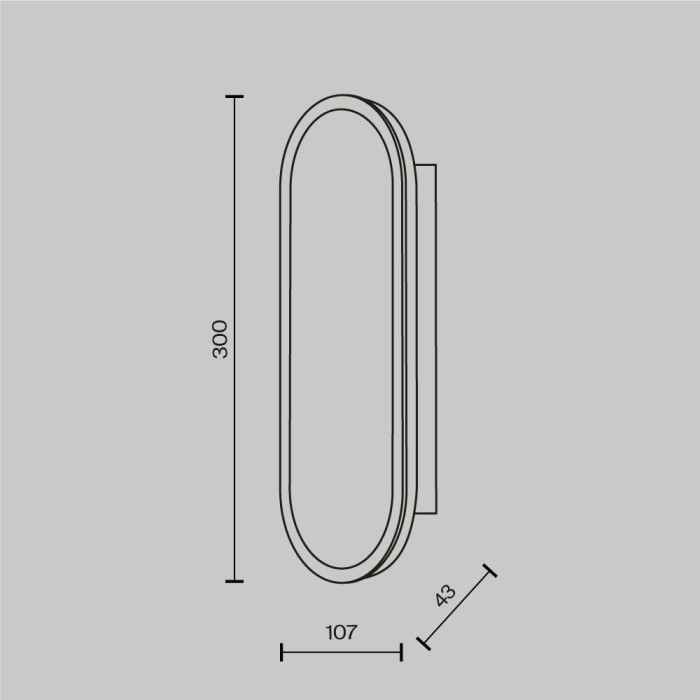 Бра Maytoni Modern MOD429WL-L15BSK