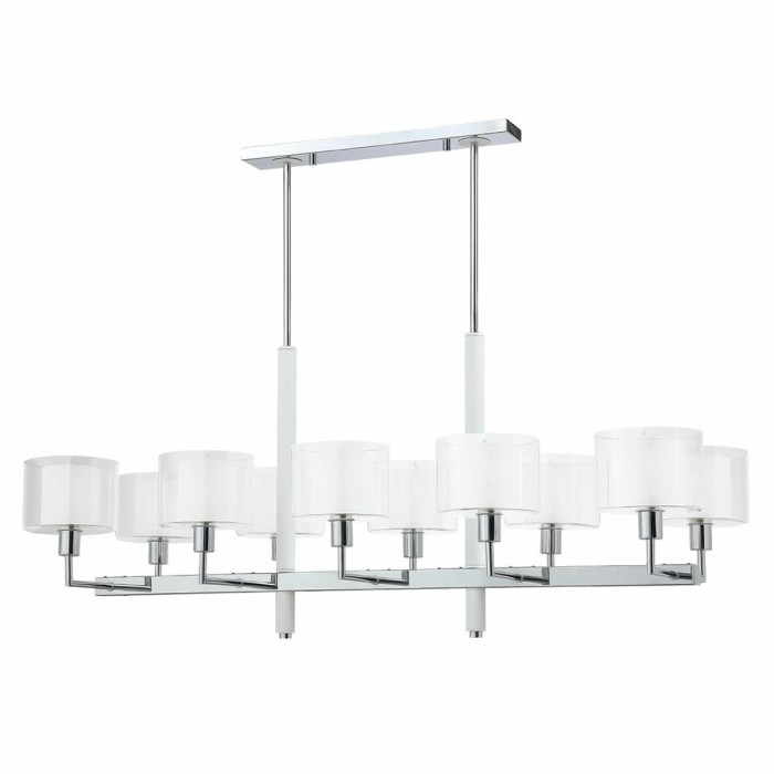 Подвесная люстра Crystal Lux Maestro SP-PL10 L1100 Chrome
