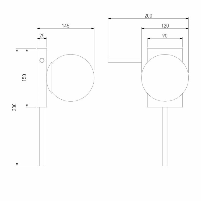 Настенный светильник Eurosvet Fredo 40036/1 латунь