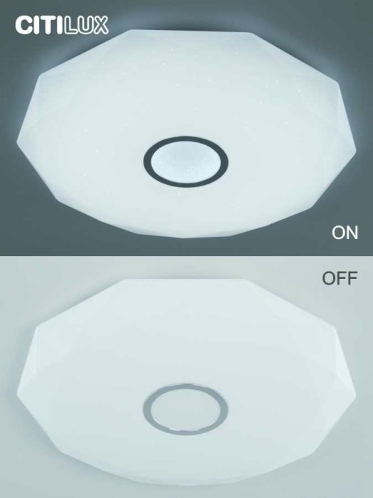 Потолочный светодиодный светильник Citilux Диамант Смарт CL713A100G