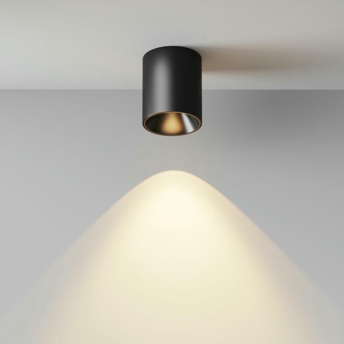 Потолочный светодиодный светильник Maytoni Technical Alfa Led C064CL-12W3K-RD-B