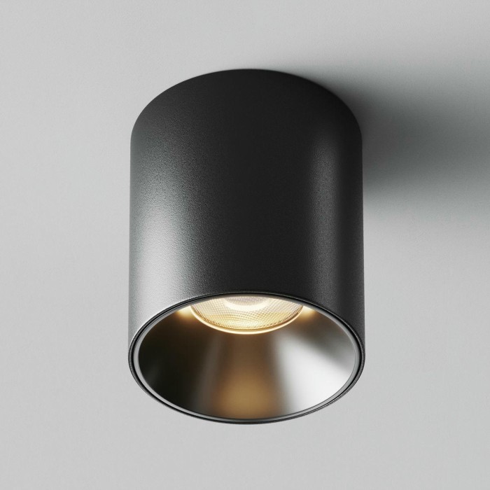 Потолочный светодиодный светильник Maytoni Technical Alfa Led C064CL-12W3K-RD-B