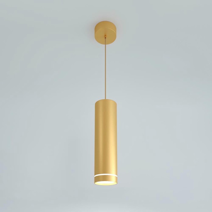 Подвесной светодиодный светильник Elektrostandard DLR023 12W 4200K золото матовый a047679