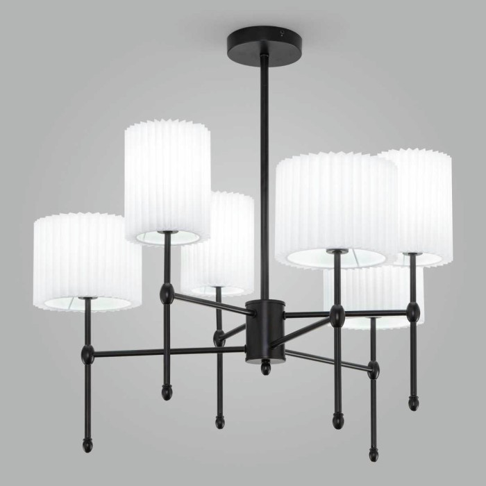 Подвесная люстра Eurosvet Notturno 60162/6 черный Smart