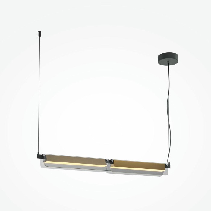 Подвесной светодиодный светильник Maytoni Flat MOD296PL-L20BS3K