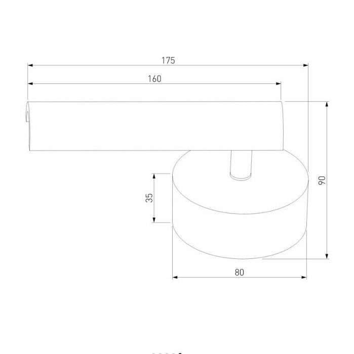 Светодиодный спот Eurosvet Tint 20126/1 LED белый